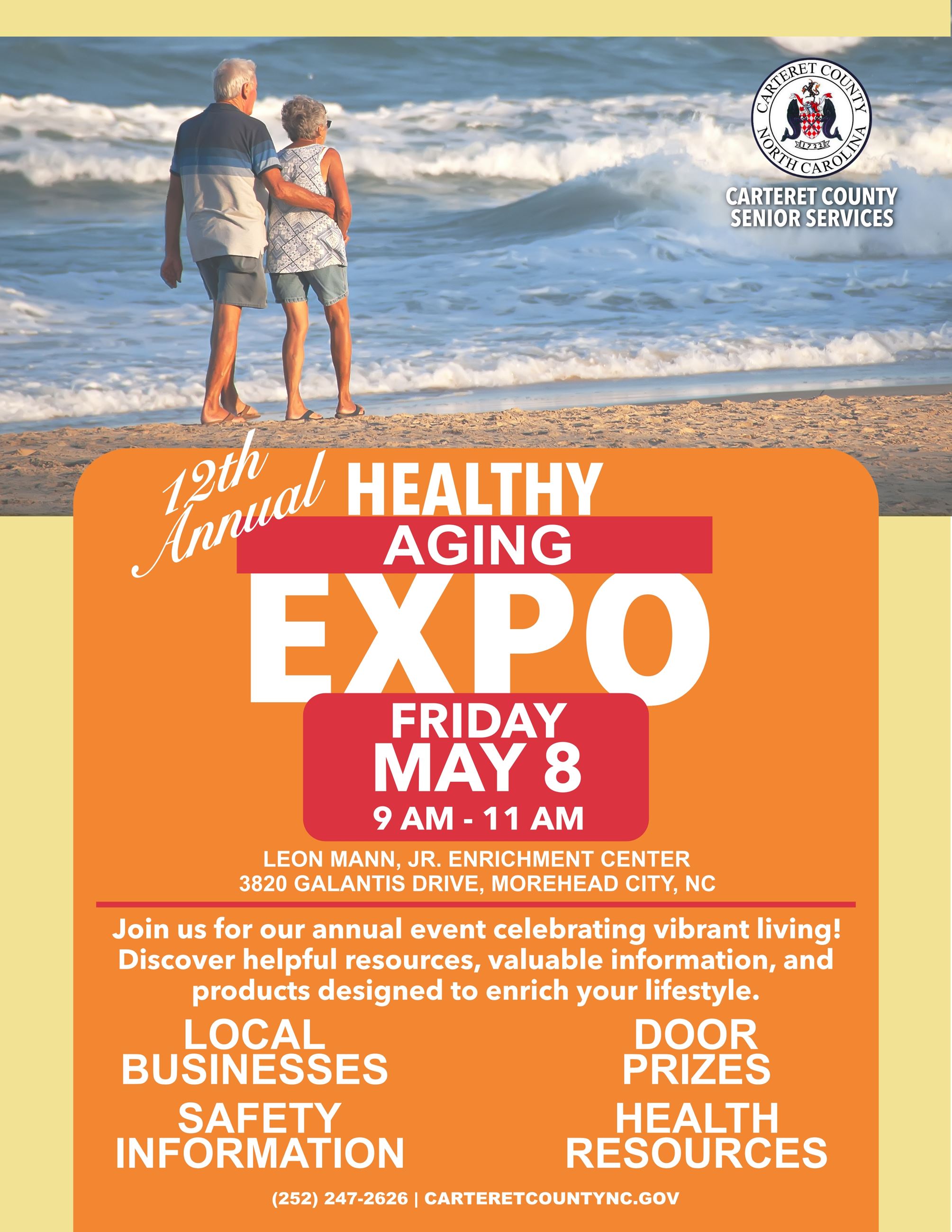 Healthy Aging Expo 2026 is 9-11 am Friday, May 8 at the Leon Mann Center
