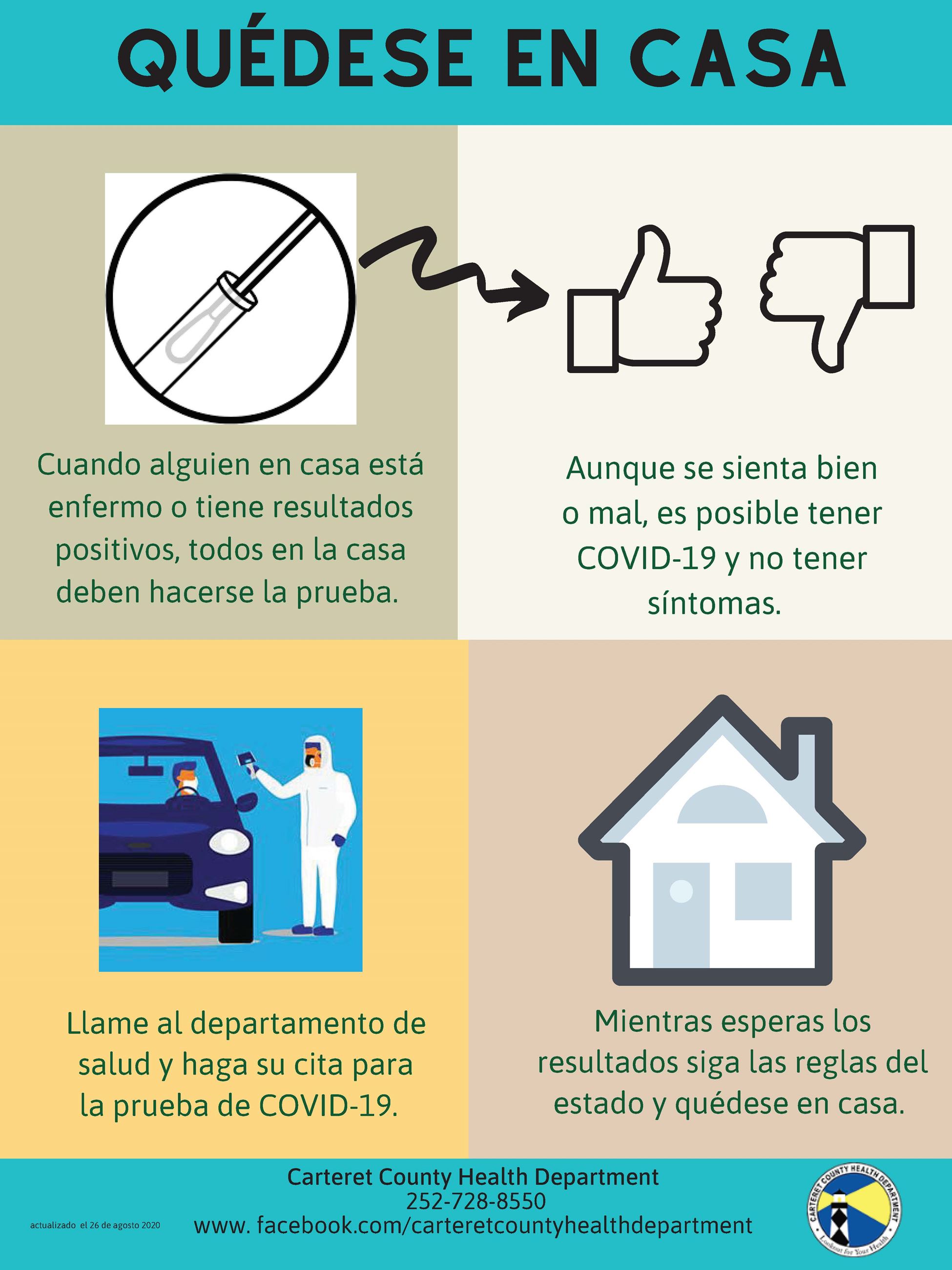 Stay at home Spanish