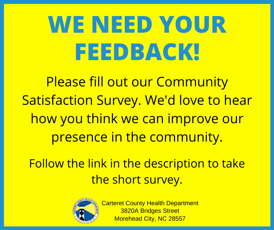 WE NEED YOUR FEEDBACK!